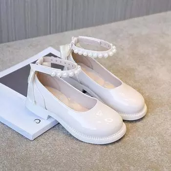 Новые туфли для девочек, туфли на высоком каблуке, с мягкой подошвой 26