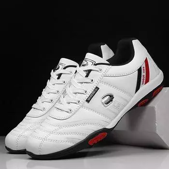 Новые туфли для гольфа, мужские противоскользящие прогулочные туфли, кроссовки для уличной ходьбы, размер 39-45, кроссовки для гольфа без шипов 39