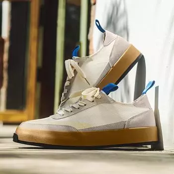 Новые туфли для мужчин, повседневная обувь из парусины, весна-лето, дышащая обувь на плоской подошве для скейтбординга, молодежные уличные крутые кроссовки 39 жёлтый