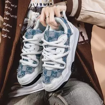 Новые туфли для пар, мокасины больших размеров, удобная мужская обувь, универсальная модная обувь 36 белый