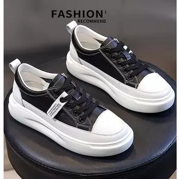 Новые туфли для женщин из натуральной кожи, повседневная обувь для девочек, плоские туфли для скейтбординга, зимние плюшевые ботинки на шнуровке 35 бежевый