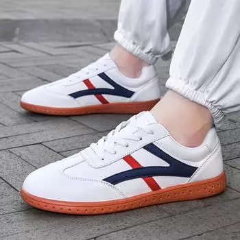 Новые туфли из микрофибры и кожи для тайцзи, тренировочные туфли для кунг-фу, обувь для боевых искусств 35-44 35 белый