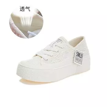 Новые туфли из овчины первого слоя, две пары носков, белые туфли 2025 года, летние туфли на платформе, повседневные туфли для сноуборда, модная женская обувь, дышащая женская обувь 35