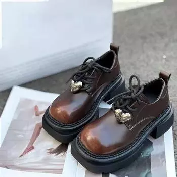 Новые Туфли Лолиты Японские Туфли Мэри Джейн Женские Винтажные Туфли Девочек Студентов JK Uniform Туфли на Платформе Косплей Любовь Высокие Каблуки 35