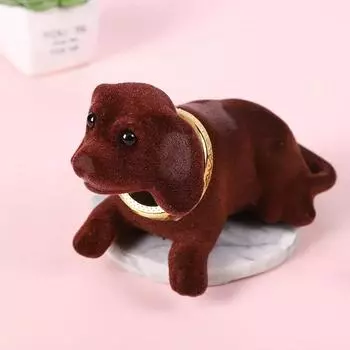 Новые украшения для автомобиля, качающая головой кукла-собачка, игрушки на приборную панель автомобиля, милый кивающий щенок, аксессуары для интерьера автомобиля, декор для автомобиля, детский подарок кофейный