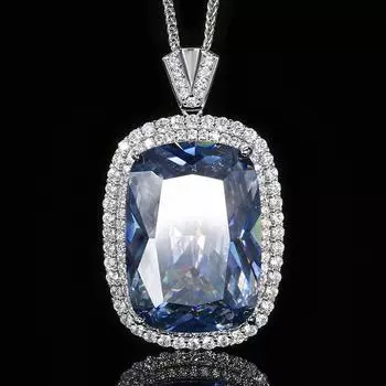 Новые украшения Медное основание Позолоченная Модная Имитация цвета Сокровище Темперамент Подвеска Ожерелье Основной камень 20 * 28