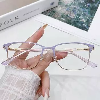 Новые ультралегкие очки с защитой от синего света для женщин, модная квадратная оправа для очков для мужчин, очки для близорукости, прозрачные очки, очки