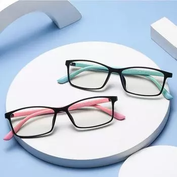Новые ультралегкие однотонные очки с защитой от синего света, очки в тон, художественная оправа для студенческих очков
