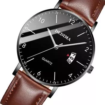 Новые ультратонкие мужские водонепроницаемые кварцевые часы со светящимся стальным сетчатым ремнем, трендовые часы, настоящие часы с ремнем