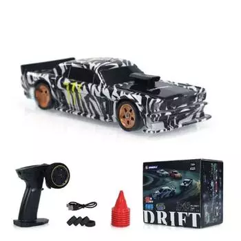 Новые улучшенные мини-игрушки 4WD 1/43 RC скоростной автомобиль RTR 2.4G радиоуправляемый гоночный автомобиль для дрифта полный привод высокоскоростная модель подарки чёрный
