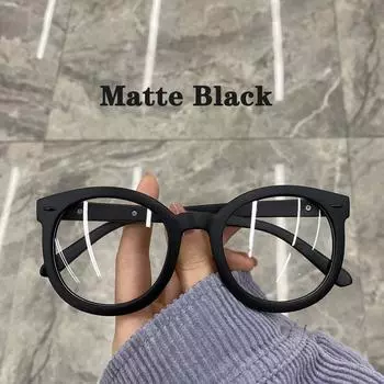 Новые унисекс большие круглые многоугольные очки для мужчин и женщин, очки в компьютерной оправе, простые очки, очки для близорукости, очки для близорукости-1 0