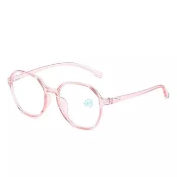 Новые унисекс полигональные очки для близорукости для мужчин и женщин, очки в металлической оправе с защитой от синего света, очки для близорукости, очки-1,0-2,5 Anti blue light 0