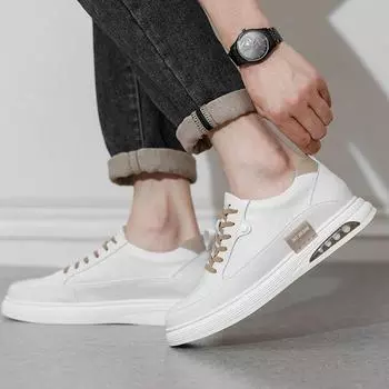 Новые увеличивающие рост кроссовки для мужчин 6 см мужские кроссовки дышащие увеличивающие рост кроссовки спортивная обувь повседневные кроссовки размер 37-43 37 белый