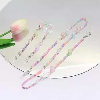 Новые ювелирные изделия очки цепочка жемчужная цепочка женская шея анти-потерянный шнурок онлайн знаменитость мода темперамент маска цепочка