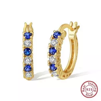 Новые ювелирные изделия Серьги из стерлингового серебра S925 пробы 4A Серьги с цирконием 925