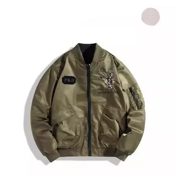 Новые весенние и осенние ретро-модные бейсбольные хлопковые куртки, куртки-бомберы, молодежные свободные куртки, модные L