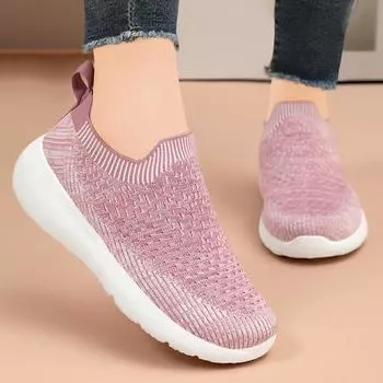 Новые весенние легкие повседневные туфли без шнуровки с мягкой подошвой 36