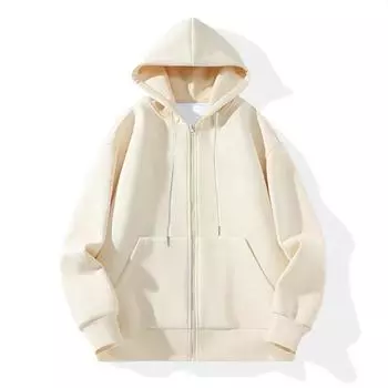 Новые весна осень мужские однотонные кардиганы на молнии с капюшоном мужские спортивные пальто с капюшоном M белый
