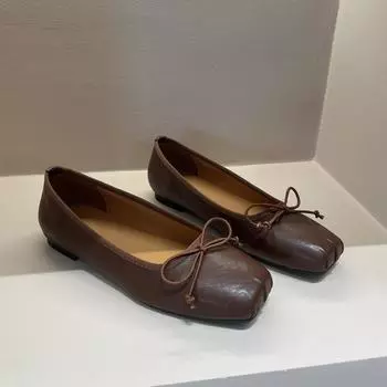 Новые винтажные элегантные кожаные женские мокасины на плоской подошве, женские повседневные туфли-лодочки с круглым носком, роскошные женские мокасины 35 чёрный