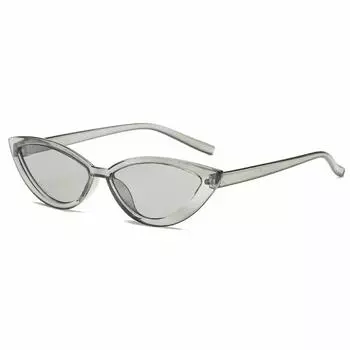 Новые винтажные черные солнцезащитные очки «кошачий глаз», женские модельерские зеркальные солнцезащитные очки в маленькой оправе «кошачий глаз», женские оттенки