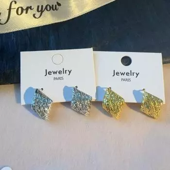 Новые винтажные металлические серьги INS стильные серьги нерегулярного темперамента серьги ювелирные аксессуары подарок золотой