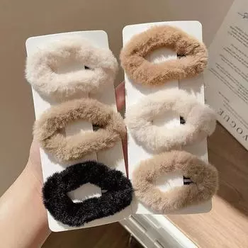 Новые винтажные плюшевые заколки для волос с облаком, элегантные однотонные заколки для волос, заколки для волос, зажим для волос, модные женские аксессуары для волос, головные уборы