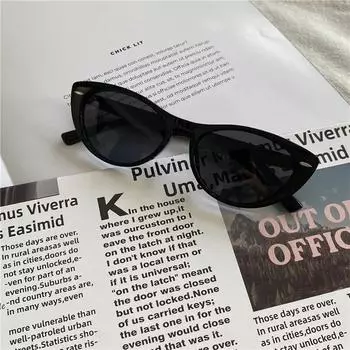 Новые винтажные солнцезащитные очки «кошачий глаз», женские сексуальные ретро маленькие солнцезащитные очки «кошачий глаз», круглые красочные очки для женщин, Oculos De Sol