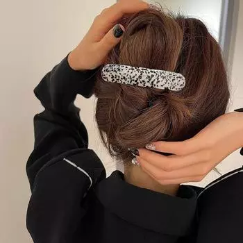 Новые винтажные заколки для волос с уксусной кислотой, модные заколки с принтом, заколки для волос, пружинный зажим, аксессуары для волос для женщин, головные уборы в подарок