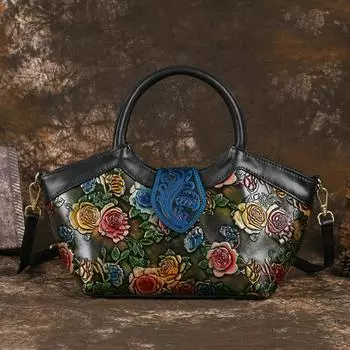 Новые винтажные женские сумки из натуральной кожи, дизайнерские женские сумки, высококачественные сумки большой вместимости, большие мешки