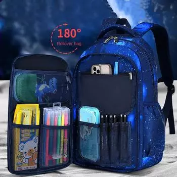 Новые водонепроницаемые детские школьные сумки для мальчиков, ортопедический рюкзак для начальной школы, детский школьный рюкзак, сумка для книг