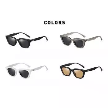 Новые вогнутые уличные солнцезащитные очки TAC Trend в маленькой коробочке, женские солнцезащитные очки UV400, поляризационные очки с защитой от ультрафиолета