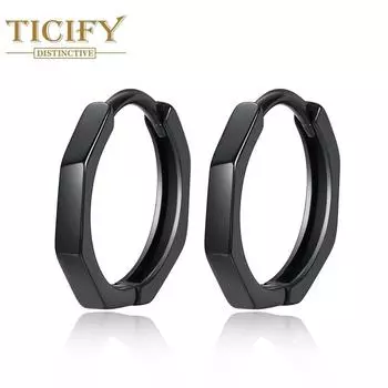 Новые восьмиугольные серьги, женские, простые подарочные серьги белый