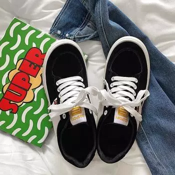 Новые вулканизированные кроссовки для мужчин, модная повседневная обувь, мужские кроссовки в стиле панк, уличный стиль, женская обувь в британском стиле, мужская обувь 35 зелёный