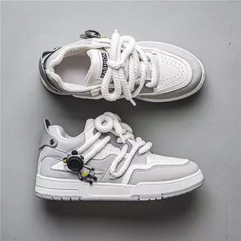 Новые вулканизированные кроссовки, мужские повседневные спортивные туфли для ходьбы, модные кроссовки на плоской подошве в британском стиле, мужская обувь в уличном стиле 39 чёрный