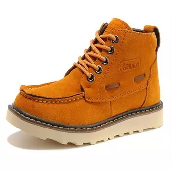 Новые высокие ботинки для пары, короткие ботинки, натуральная кожа, мужские ботинки, женские ботинки, водонепроницаемые рабочие ботинки, антибархатные ботинки Martin из коровьей кожи 35 темно-серого