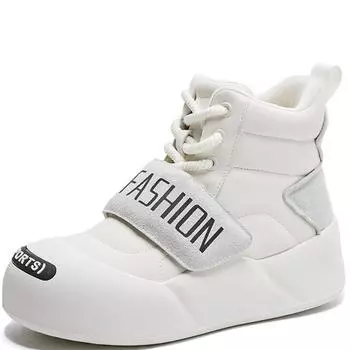 Новые высокие ботинки зимние модные зимние ботинки женские уличные плюшевые сохраняющие тепло женские короткие ботинки из синтетической кожи женские 35 белый