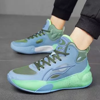 Новые высокие мужские кроссовки с дышащей сетчатой поверхностью, спортивные повседневные кроссовки для бега, спортивная обувь для жизни, универсальная толстая подошва, кроссовки Tide 42