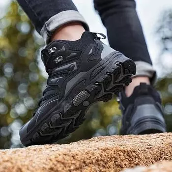 Новые высокие походные ботинки, мужская спортивная обувь, походная повседневная обувь, дорожная обувь, осенняя и зимняя мужская обувь 36