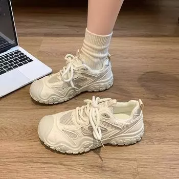 Новые высокие внешние характеристики иностранный стиль удобные нескользящие дышащие спортивные износостойкие женские туфли Zapatillas De Mujer 35
