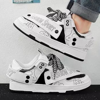 Новые высококачественные модные повседневные туфли для скейтбординга для учеников младших классов средней школы, мужская нескользящая спортивная обувь 39