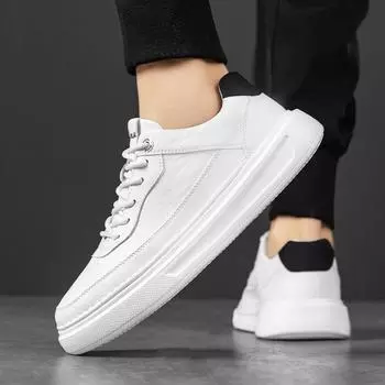 Новые высококачественные мужские повседневные туфли, классические высококачественные кожаные туфли для ходьбы, удобные мягкие деловые дизайнерские белые туфли 39