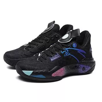 Новые высококачественные светящиеся в темноте боевые баскетбольные кроссовки для мужчин, мягкая подошва, сцепление со звуком, противоскользящие, студенческие спортивные 36