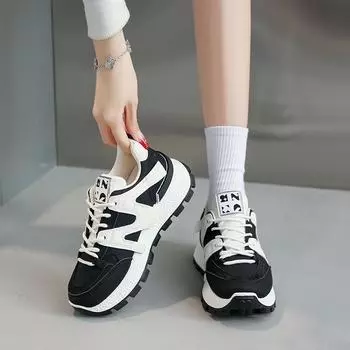 Новые высококачественные женские кожаные кроссовки для пар, дышащие, удобные, повседневные, для бега на открытом воздухе, женские туфли Zapatillas Mujer 36