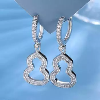 Новые высококачественные женские серьги-подвески с подвеской в форме тыквы, модные нежные женские аксессуары для ушей, свадебные трендовые украшения серебряный