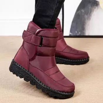 Новые высококачественные зимние ботинки женские ботинки обувь для мам водонепроницаемые ботильоны женские дождевые теплые плюшевые ноги
