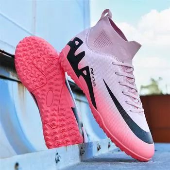 Новые взрослые футбольные бутсы для мальчиков и девочек дети студенты длинные ногти AG сломанные ногти TF обучение 32