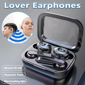 Новые XG15 TWS Bluetooth-наушники Пара беспроводных наушников Двойная пара HD Стерео Спортивные водонепроницаемые наушники-вкладыши Гарнитура для влюбленных Возлюбленных
