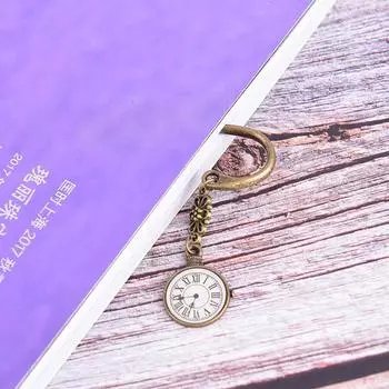 Новые забавные часы металлические закладки винтажные ретро башня закладки для книг скрепки для детей канцелярские принадлежности студенческий подарок ONE SIZE