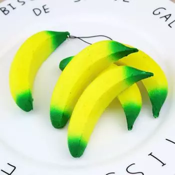 Новые забавные милые мягкие бананы, медленно растущие игрушки для снятия стресса, подарки