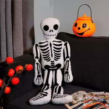 Новые забавные плюшевые игрушки, милый скелет, мультяшные ужасы, куклы для детей, подарки для детей One Size